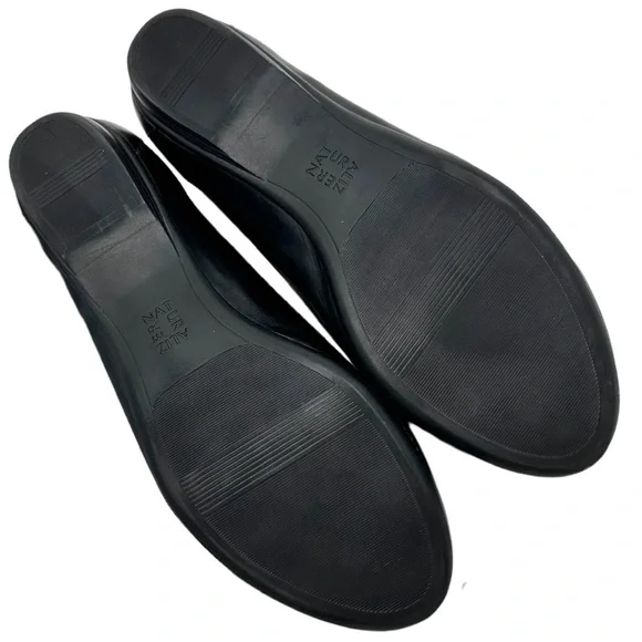 Naturalizer Women's Saban Black Leather Slip On Flats Loafers - Picture 13 of 15